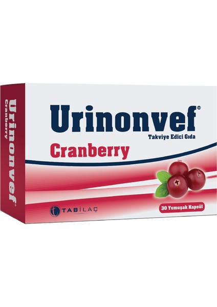 Tab Ilaç Urinonvef Cranberry 30 Kapsül fiyatları