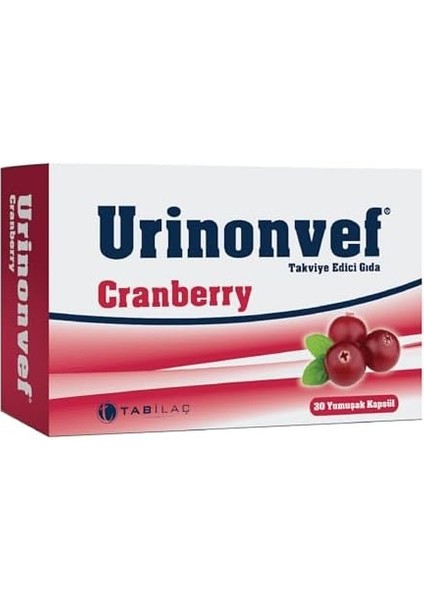 Tab Ilaç Urinonvef Cranberry 30 Kapsül modelleri