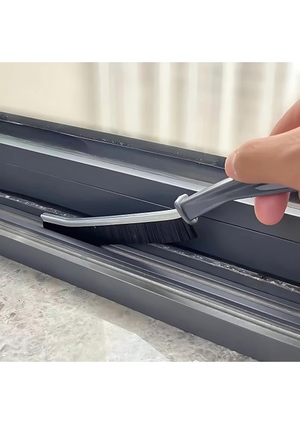 Amaçlı Detay Temizlik Fırçası | Derz Arası, Lavabo, Mutfak ve Köşe Temizlik Fırçası | Sert Kıllı, Ergonomik Saplı, Kompakt ve Dayanıklı Yapı