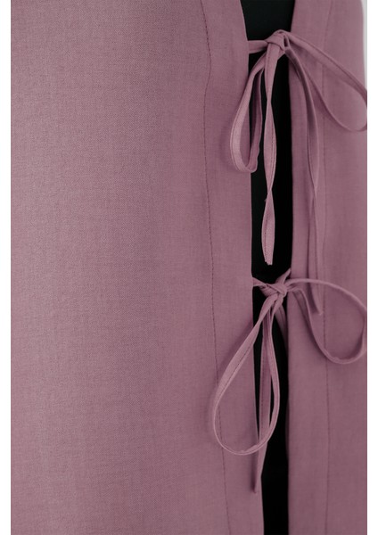 Keten Tesettür Kimono 5968 - Gül Kurusu fiyatları