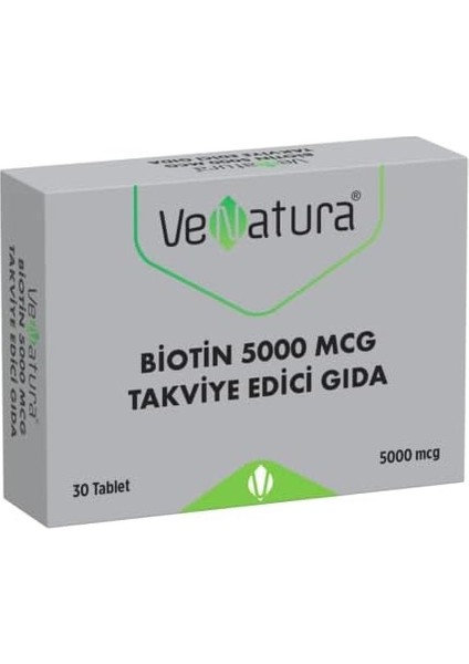 Venatura Biotin 5000 Mcg 30 Tablet fiyatları