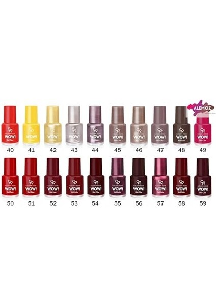 Golden Rose Wow Nail Color No:50 - Oje