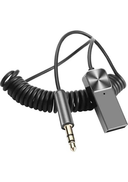 MT06 Mikrofonlu Araç Bluetooth 5.1 Kiti Herhangi Bir Kulaklık Aux Çıkışını Kablosuz Bağlantı Yapar