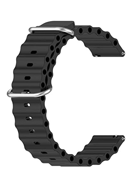 Gt5 Pro 46MM Kordon Ocean Band Siyah modelleri