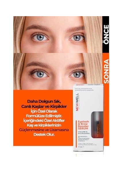 New Well Eyelash & Brow Booster Serum