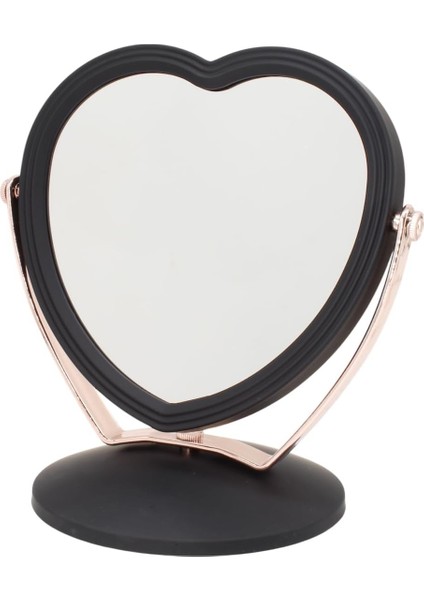 Efe Mark Süet Pvc Serisi 3x Büyüteçli Çift Taraflı Ayarlanabilir Eğimli Masa Üstü Makyaj Aynası 19X12 cm Kalp Desenli fiyatları