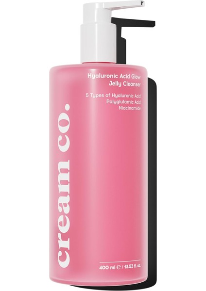 Cream Co. Leke Karşıtı Nemlendirici Yüz Temizleme Jeli Niacinamide Hyalüronik Asit, 400 Ml,tüm Cilt Tipleri modelleri