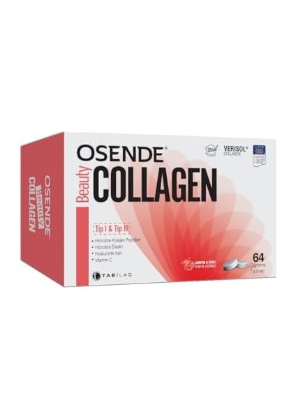 Osende Beauty Collagen 64 Çiğneme Tableti