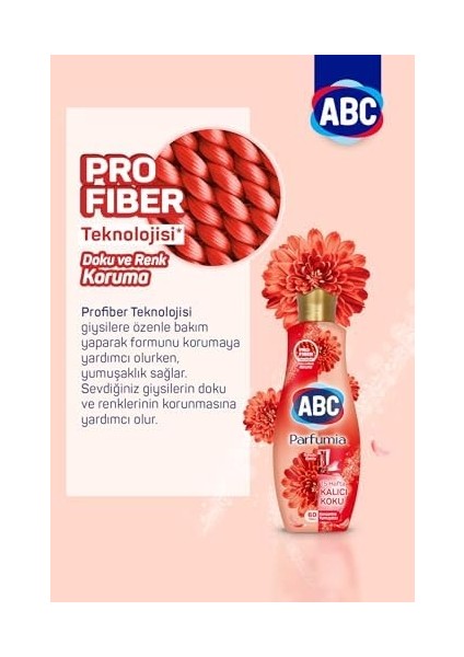 Abc Parfumia Tutkulu Dahlia 60 Yıkama Çamaşır Yumuşatıcısı (1 x 1440 Ml)