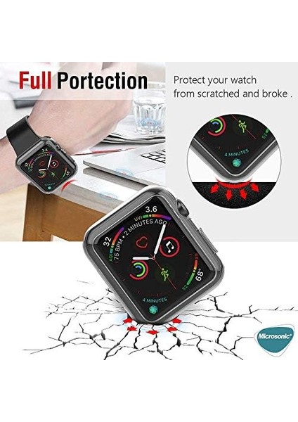 Series 8 45MM Için Kılıf 360 Full Round Soft Silicone Şeffaf [ Series 8 45MM ile Uyumlu Kılıf - Şeffaf] modelleri