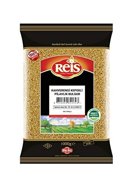 Reis Kepekli Pilavlık Bulgur 1 kg