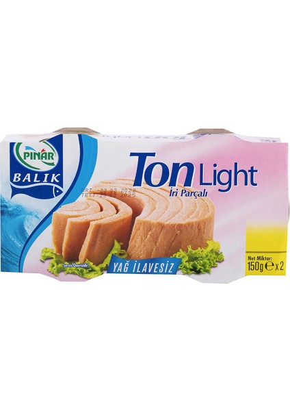 Pınar Ton Balık Light, 150 G x 2 modelleri