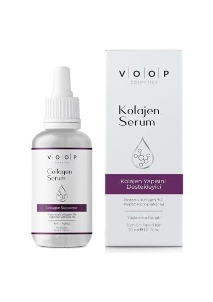 Voop Collagen Serum 30 ml | Yaşlanma Karşıtı Kolajen Serum modelleri