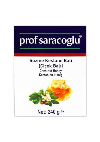 Prof Saracoglu Süzme Kestane Balı 240G fiyatları