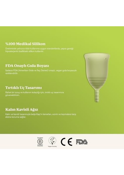 Beije Standart Menstrüel Kap fiyatları