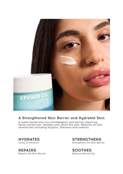 Cream Co. Cloud Moisturizer, Hassas Ciltler Için Nemlendirici Yüz Kremi, 50 ml fiyatları