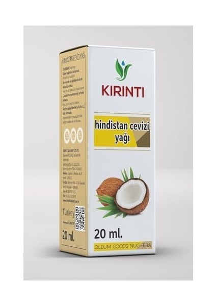 Kırıntı 2000 Kırıntı Hindistan Cevizi Yağı 20 ml