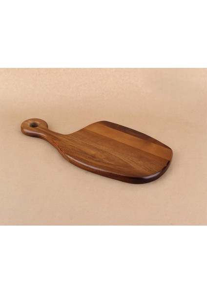 El Yapımı Akasya Ağacı Ahşap Kesme ve Doğrama Tahtası – Şık Tasarımlı, Dayanıklı, Et, Peynir, Ekmek, Sebze ve Meyve Kesim, Mutfak Için Ahşap Kesim Panosu (, 22X20 Cm)