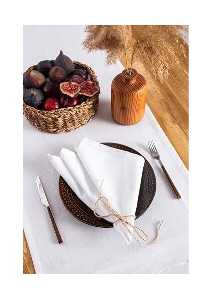 6'lı Premium Peçete 40 x 40 (Beyaz) fiyatları