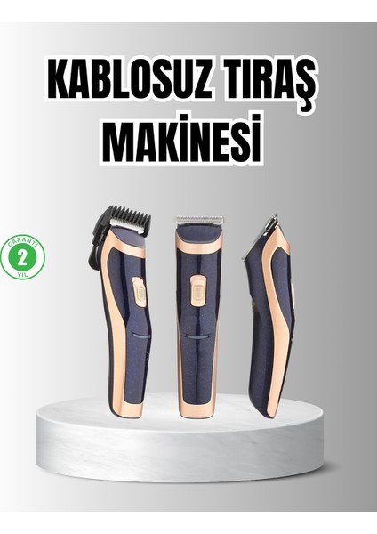 Unisex Şarjlı Saç ve Sakal Tıraş Makinesi – Ayarlanabilir Tarak Başlıkları - CHT2104-9998