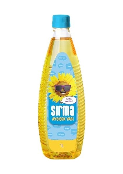 Sırma Ayçiçek Yağı, Pet, 1 Lt