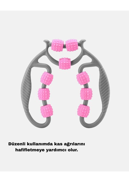 Taşınabilir 3D Masaj Rulosu – Kas Rahatlatıcı ve Yağ Azaltıcı Masaj Cihazı - M083R576-K26 indirimleri