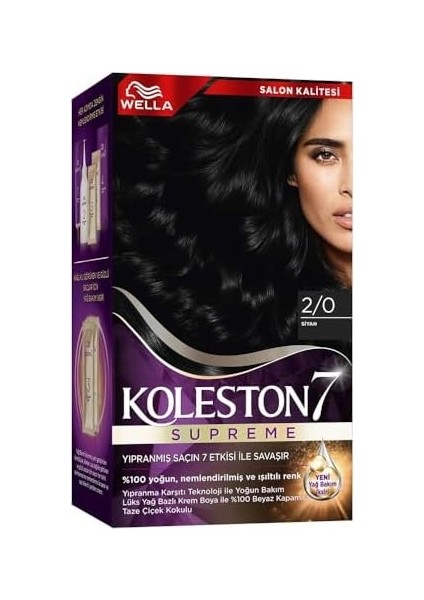 Koleston Kit 2-0 Siyah Saç Boyası fiyatları