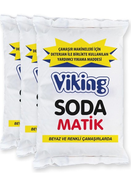 Viking Toz Soda Matik 500 gr 3 Adet