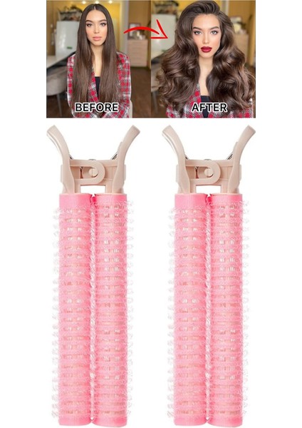 Klipsli Saç Bigudisi Isısız Doğal Bukle Gece Bigudisi 3 cm 6 Lı Set 721635