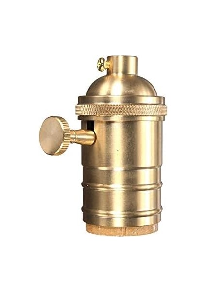 Aydınlatma Anahtarlı Prinç Duy, E27 Duy Ampul Için