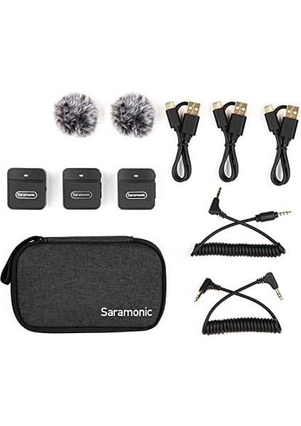 BLINK100 B2 Kablosuz Yaka Mikrofonu, Kamera Kamera Akıllı Telefon Için, 10 Saat Pil, 50 M Iletim, Kazanç Kontrolü, Kablosuz Yaka Mikrofonu, Canlı Yayın Video Konferans Kaydı Için modelleri