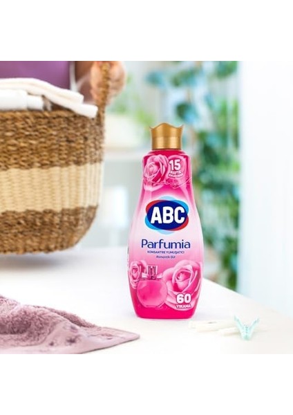 Abc Deterjan Abc Parfumia Romantik Gül Konsantre Yumuşatıcı 60 Yıkama 1440 ml