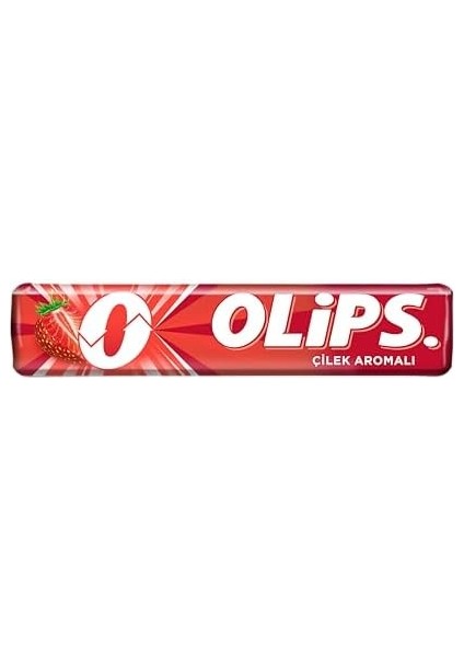 Olips Stick Çilek Aromalı Şekerleme 28 gr - 288 Adet