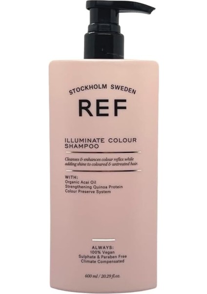 Ref Stockholm-Ref Boyalı Saçlar Için Aydınlatıcı, Nemlendirici ve Koruyucu Bakım Kremi 600 ml Illumınate Colour Cond