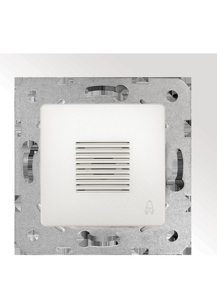 Linnera Life Sedef Beyaz Zil Buzzer Mekanizma ve Kapak