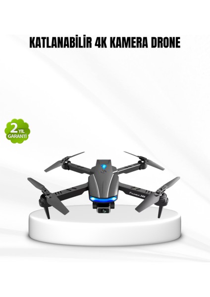 Wi-Fi Bağlantılı 4K Drone Katlanabilir ve 360° Takla Özellikli - CHT9485-8410