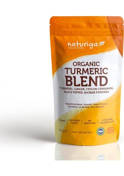 Naturiga Organik Zerdeçallı Karışım 75 gr