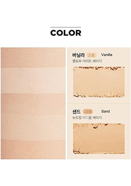 Mıssha Aydınlık ve Pürüzsüz Görünüm Sunan Kompakt Pudra Radiance Pact SPF27/PA++ (Vanilla)