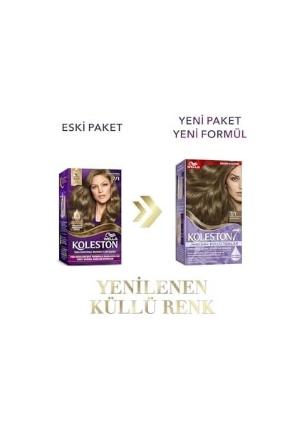 Koleston Kit 7-1 Küllü Kumral Saç Boyası fiyatları