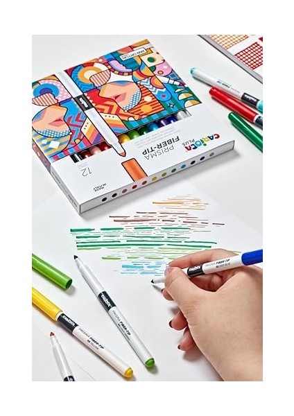 Prısma Fiber Uç Keçeli 30LU (Sert Kutu) modelleri