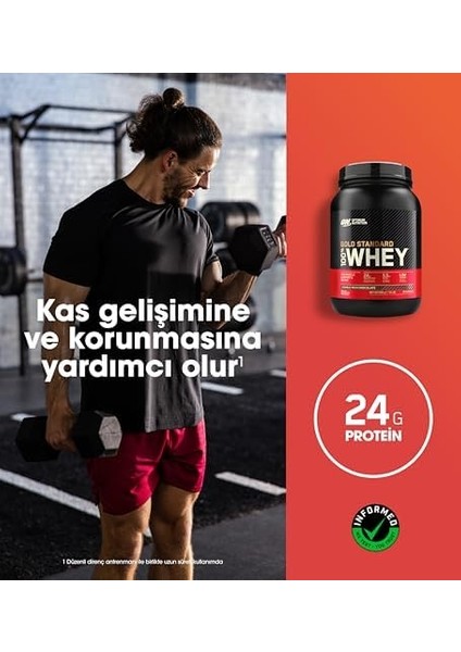 Optimum Gold Standard Whey Protein Tozu 908 gr