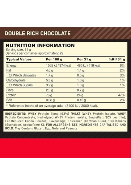 Optimum Gold Standard Whey Protein Tozu 908 gr fiyatları