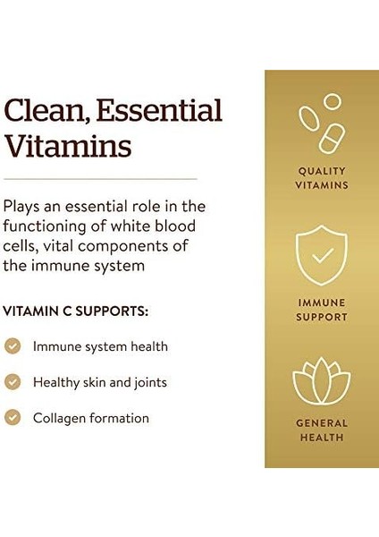 Solgar Vitamin C 1000 Mg 1 Paket(1 x 1 Stück) modelleri