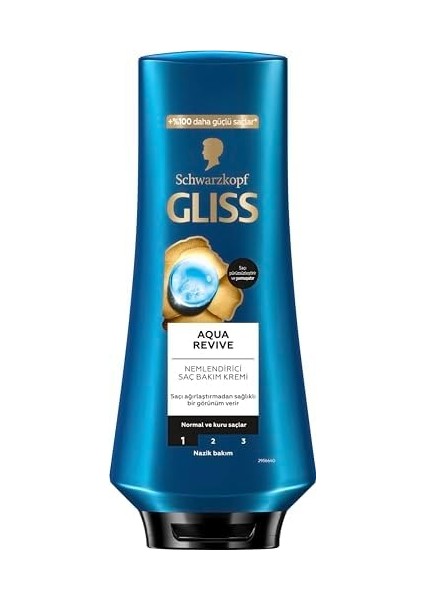 Gliss Aqua Revive Nemlendirici Saç Bakım Kremi 360 ml