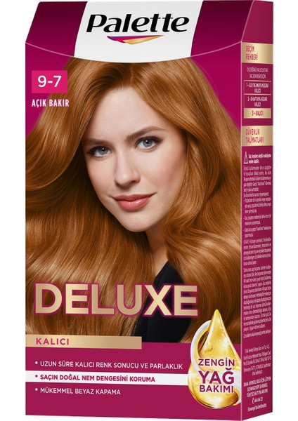 Palette Deluxe Saç Boyası 9-7 Açık Bakır 50 Mililitre modelleri