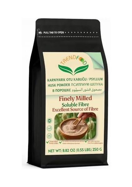 %100 Doğal Psyllium Husk Tozu – 250 G (Karnıyarık Otu Kabuğu Tozu) – Glutensiz, Yüksek Lifli, Keto & Vegan Dostu fiyatları