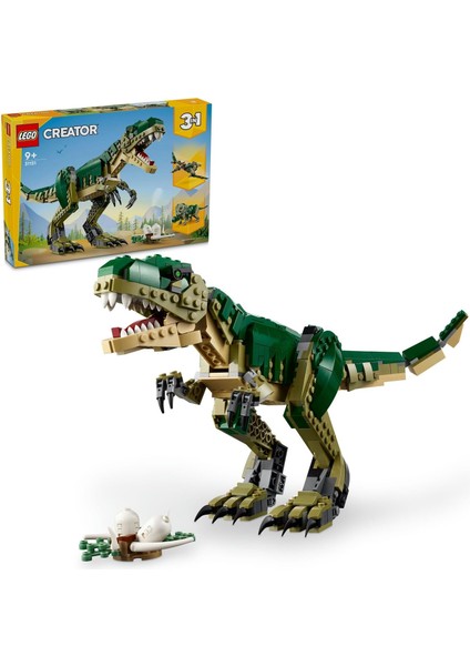 Creator 3’ü 1 Arada T. Rex 31151 – 9 Yaş ve Üzeri Dinozor Tutkunları Için Triceratops ve Pterodactyl Modelleriyle Yaratıcı Oyuncak Yapım Seti, Çocuklar Için Hediye Fikri (626 Parça)
