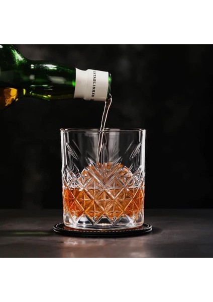 330 cc Paris Serisi Büyük Kadeh Cam Viski Bardağı Tekli modelleri