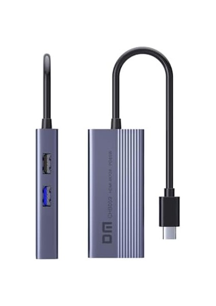 Dm CHB059 Type-C To 4K HDMI 2*usb-A Pd 60W Sd ve Micro Sd Kart Okuyucu Çoklayıcı Hub fiyatları