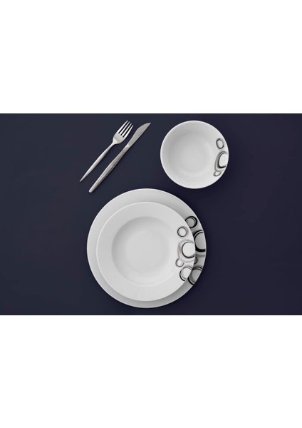 Alya 18 Parça 6 Kişilik Yemek Takımı